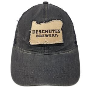 Deschutes Brewery Snapback Trucker Hat Black One Size Adjustable 6 Panel Legacy
